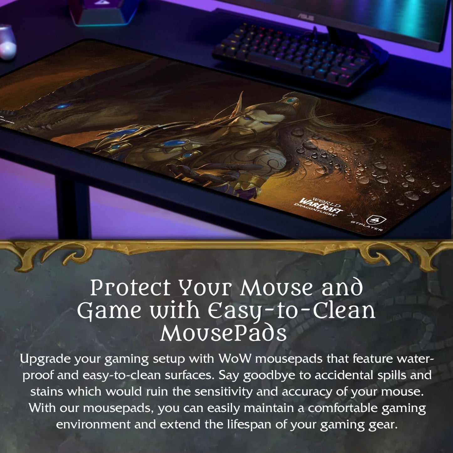 World of Warcraft®: Dragonflight Mousepad / Floor Mat-Nozdormu Edition