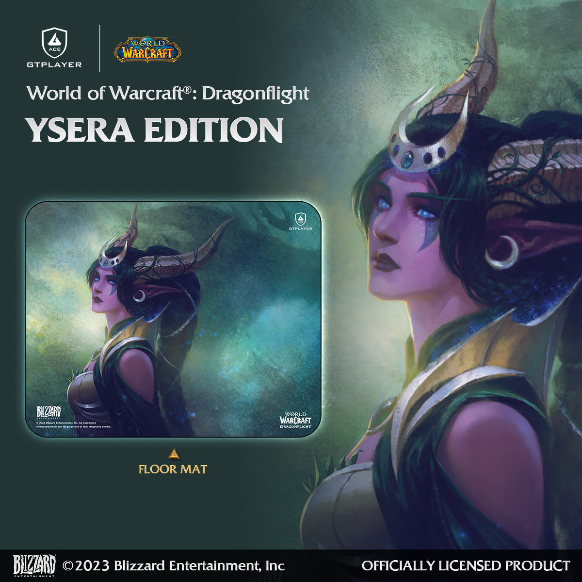 World of Warcraft®: Dragonflight Mousepad / Floor Mat-Ysera Edition