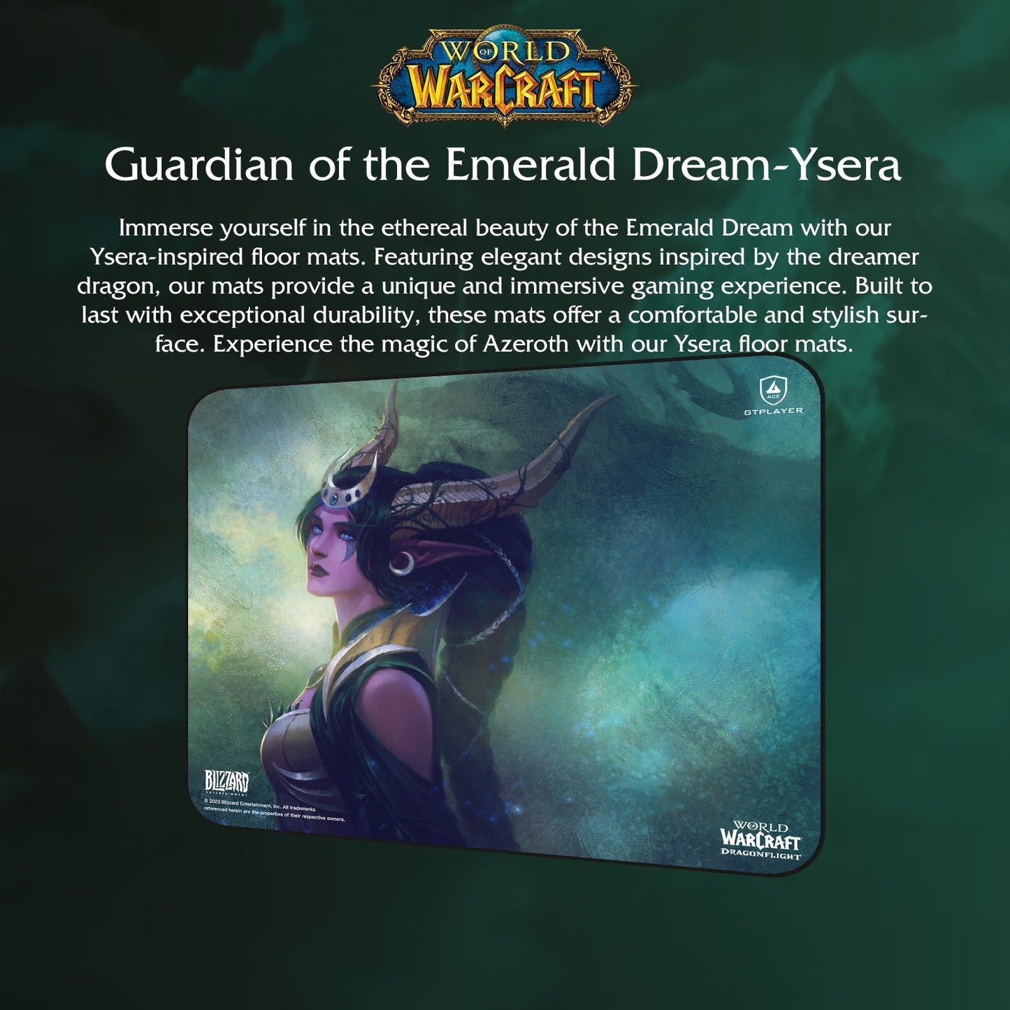 World of Warcraft®: Dragonflight Mousepad / Floor Mat-Ysera Edition