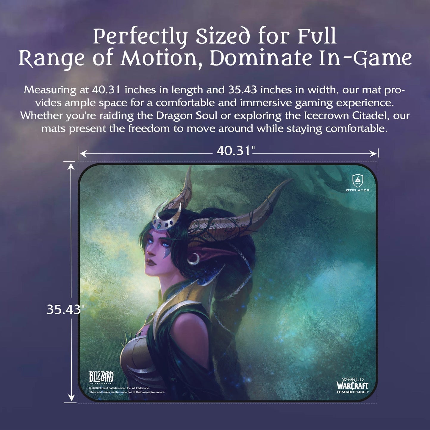 World of Warcraft®: Dragonflight Mousepad / Floor Mat-Ysera Edition