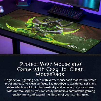 World of Warcraft® Mousepad / Floor Mat-Illidan Stormrage Edition