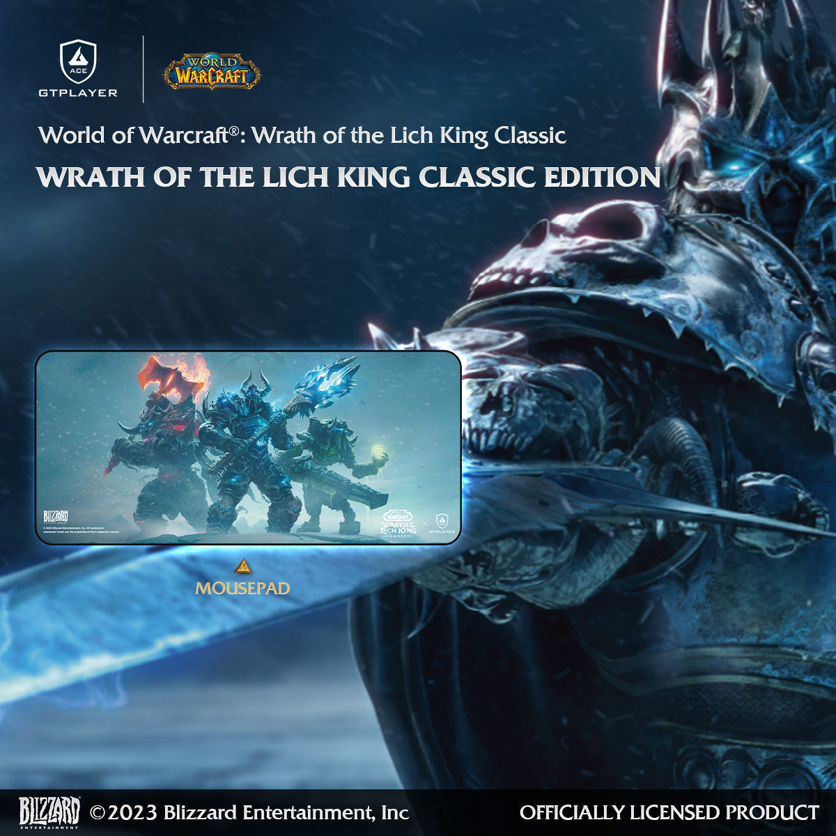 World of Warcraft®: Wrath of the Lich King® Classic Mousepad / Floor Mat