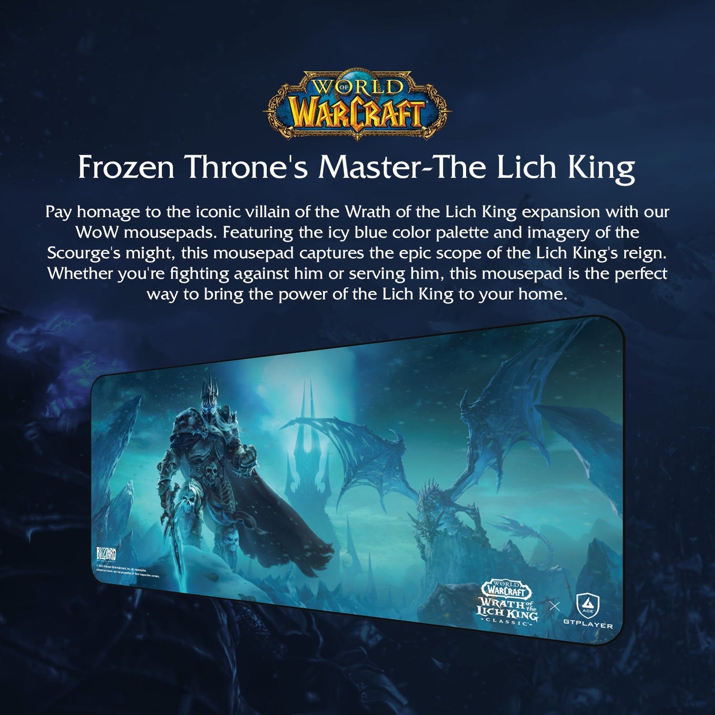 World of Warcraft®: Wrath of the Lich King® Classic Mousepad / Floor Mat