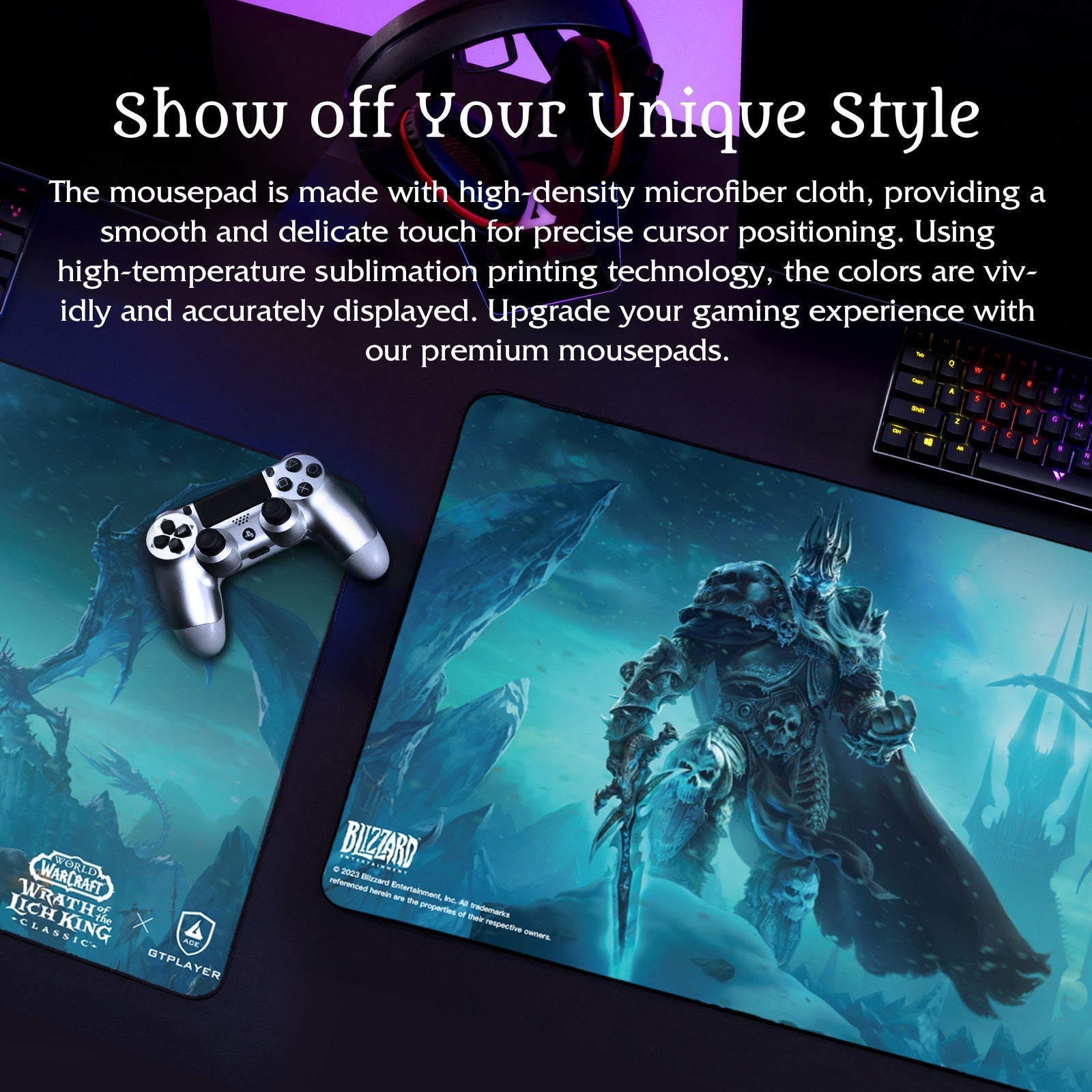 World of Warcraft®: Wrath of the Lich King® Classic Mousepad / Floor Mat