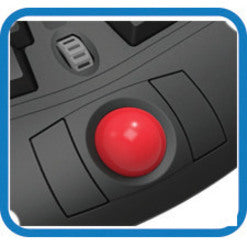 Wrls Ergo Trackball Keyboard,Optical Trackball & Scroll Wheel