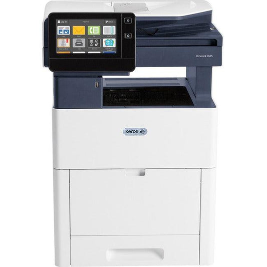 Xerox Versalink C605 C605/Xl Led Multifunction Printer-Color-Copier/Fax/Scanner-55 Ppm Mono/55 Ppm Color Print-1200X2400 Print-Automatic Duplex Print-120000 Pages Monthly-700 Sheets Input-Color Scanner-600 Optical Scan-Color Fax-Gigabit Ethernet