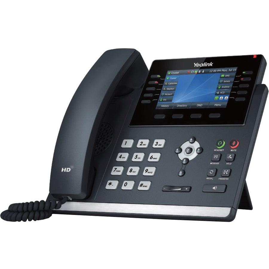 Yealink SIP-T46U IP Phone - Corded - Corded - Wall Mountable, Desktop ...