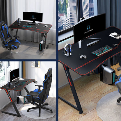 Z -Shaped Series RGB Gaming Desk Z09