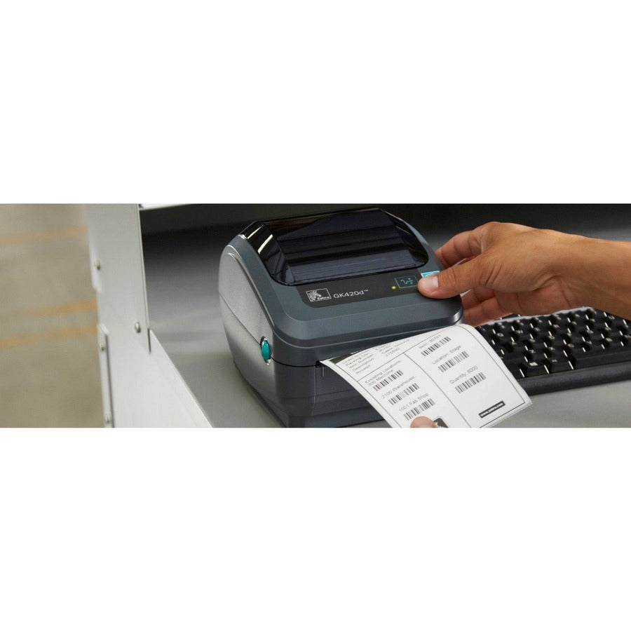 Parallel Zebra Zebra Gk420D Desktop Direct Thermal Printer - Monochrome - GK42-202520 ...