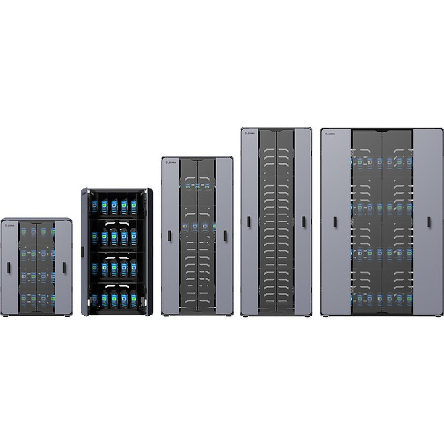 Zebra Storage Racks Zebra Intelligent Rack Cabinet CS-CAB-5EXT-FP-B-C6N
