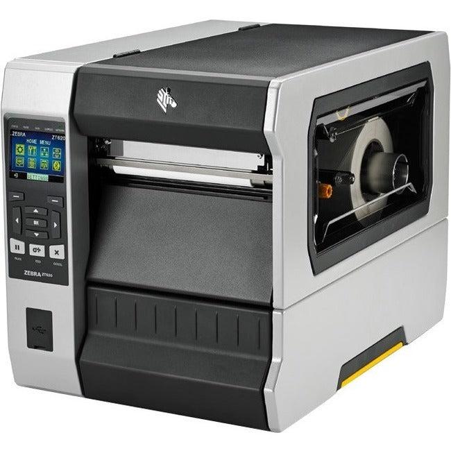 Zebra Zt620 Industrial Direct Thermal/Thermal Transfer Printer - Monochrome - Label Print - Ethernet - Usb - Serial - Bluetooth Zt62062-T010100Z