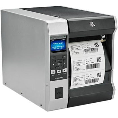 Zebra Zt620 Industrial Direct Thermal/Thermal Transfer Printer - Monochrome - Label Print - Ethernet - Usb - Serial - Bluetooth Zt62063-T0101A0Z