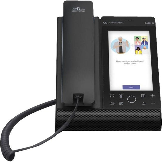 Zoom C470Hd Total Touch Ip-Phone Poe Gbe With Integrated Bt, Dual Band Wi-Fi And