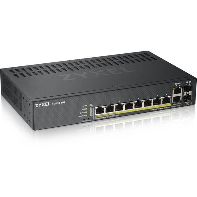 Zyxel 8-Port Gbe Smart Managed Poe Switch Gs1920-8Hpv2