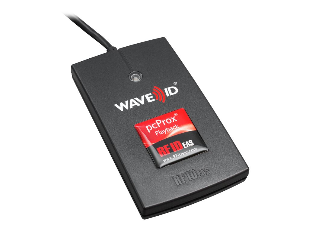 rf IDEAS WAVE ID Playback MIFARE Black Reader - RFID reader - USB RDR-