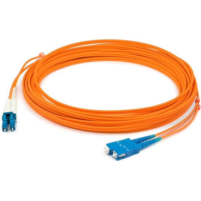 0.5M Fiber Lc To Sc M/M Om1 Upc,Duplex Lszh Patch Cable