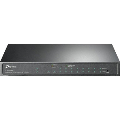 10-Port Gigabit Easy Smart Sw,With 8-Port Poe+