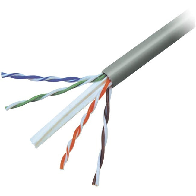 1000Ft Bulk Cat6 Pur Gigabit,Solid 24Awg Plenum Cable 4Pr