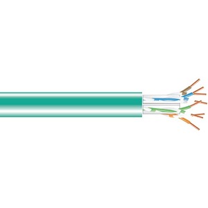 1000Ft Cat6A 650Mhz Solid Bulk,Cable Utp Cmp Green