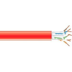 1000Ft Cat6A 650Mhz Solid Bulk,Cable Utp Cmp Red