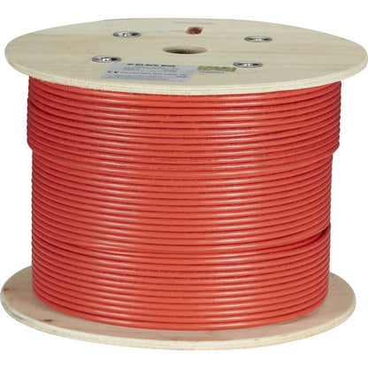 1000Ft Cat6A Red Stranded,Sftp 650Mhz Cm Pvc Poe Bulk Cable