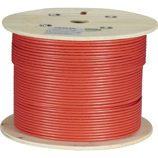 1000Ft Cat6A Red Stranded,Sftp 650Mhz Cm Pvc Poe Bulk Cable