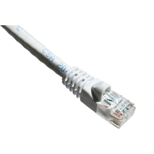 100Ft Cat6A White Molded Boot,Patch Cable 650Mhz