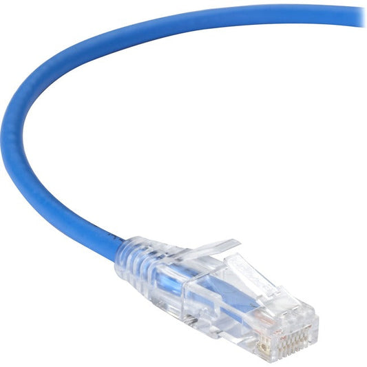 10Ft Blue Cat6 Slim 28Awg Patch,Cable 250Mhz Utp Cm Snagless