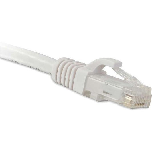 10Ft Cat5E White Enhanced,350Mhz Patch Cord W/Boots Taa Comp