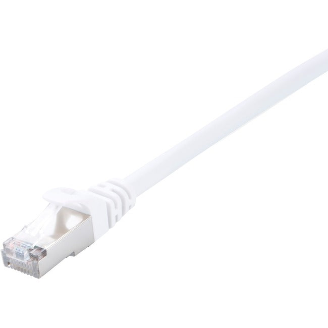 10Ft Cat5E White Stp Network,Ethernet Shielded Patch Rj45