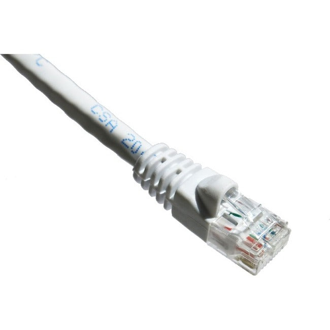 10Ft Cat6A White Molded Boot,Patch Cable 650Mhz