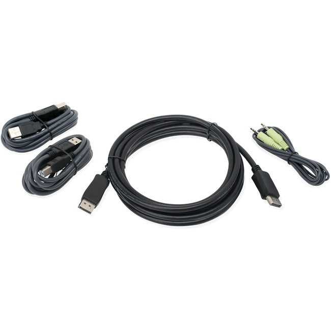 10Ft Displayportusb Kvm Cable,Kit With Audio Taa