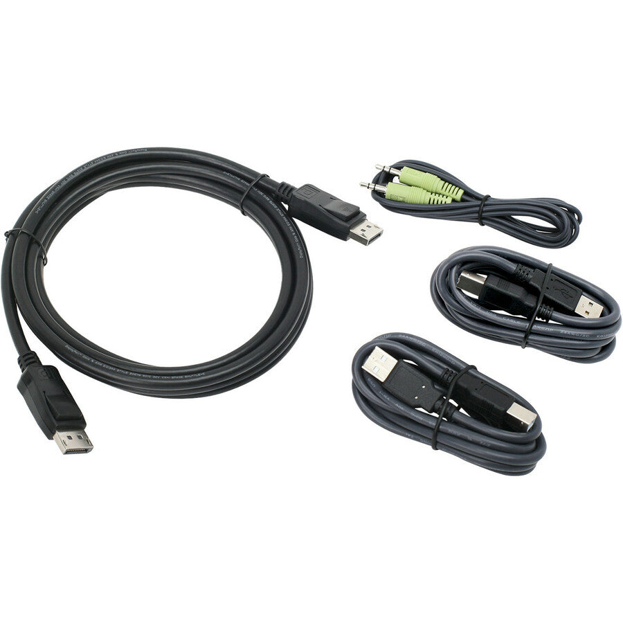 10Ft Displayportusb Kvm Cable,Kit With Audio Taa