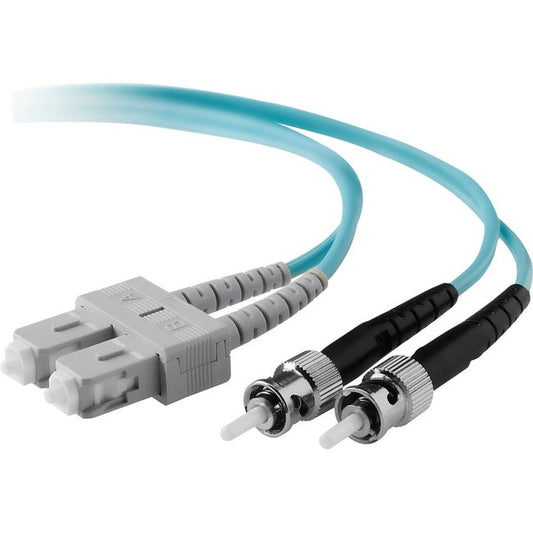 10M Fiber St/Sc Lo Mmd Aqua,10Gb 50/125 Cable