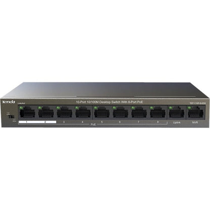 10Port 10/100M Desktop Switch,With 8Port Poe 10Port