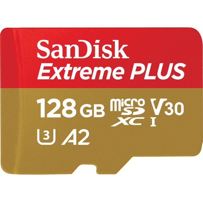 128Gb Extreme Plus Microsd Usd,170 90Mb/S C10 Uhs U3 V3