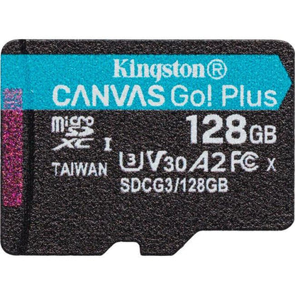 128Gb Microsdxc Canvas Go Plus,170R A2 U3 V30 Single Pack