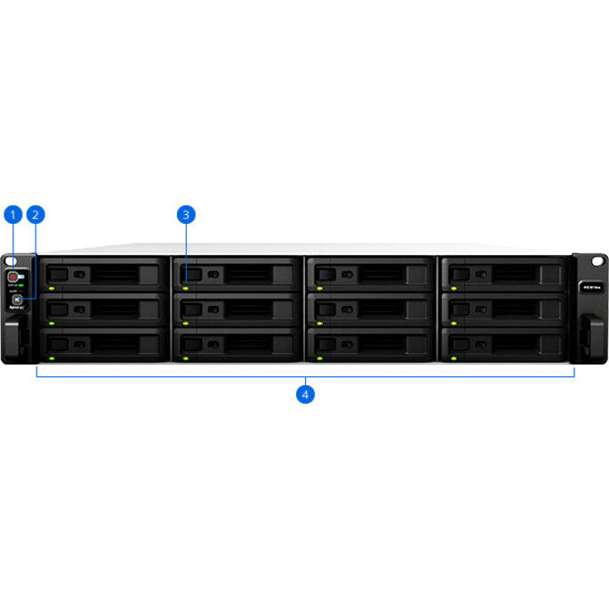 12Bay Nas Rackstation Rs3618Xs,Diskless