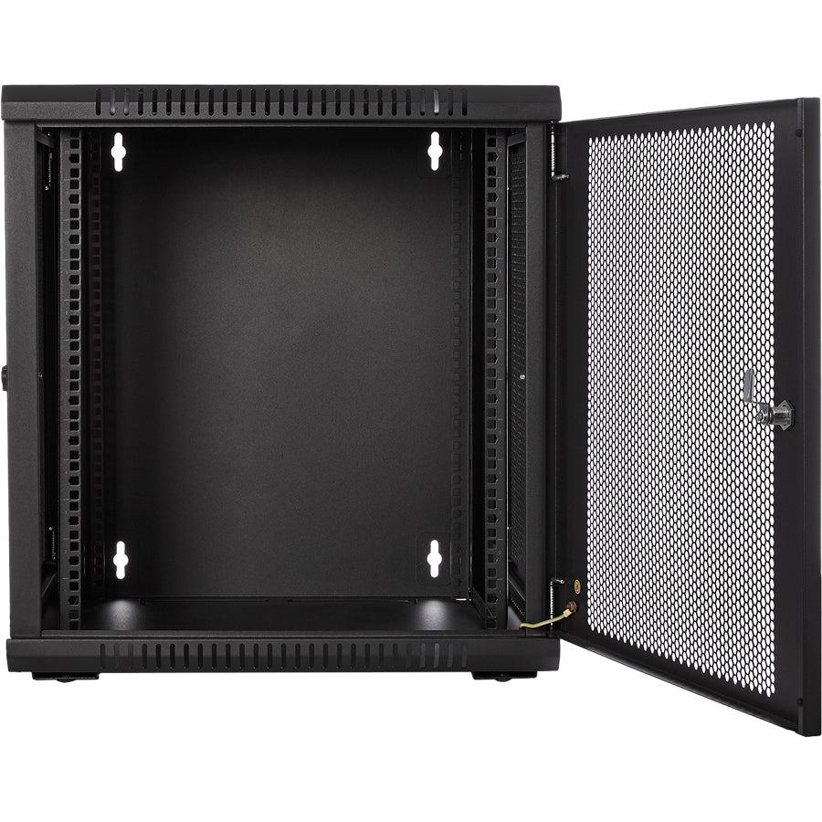 12U Rack Wall Mount Enclosure,Locking Vented Door 450Mm