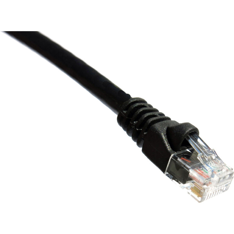 15Ft Cat5E Black Molded Boot,Patch Cable 350Mhz