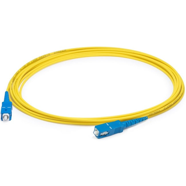 15M Fiber Sc M/M Os1 Upc Duplex,Lszh Yellow Patch Cable