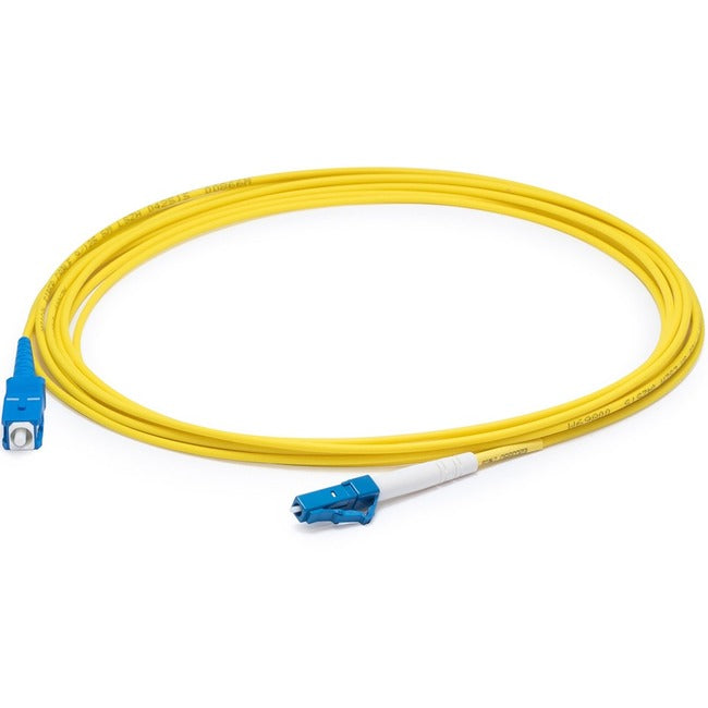 15M Singlemode Fiber Simplex,Lc/Sc Os1 Yellow Smf Patch Cable