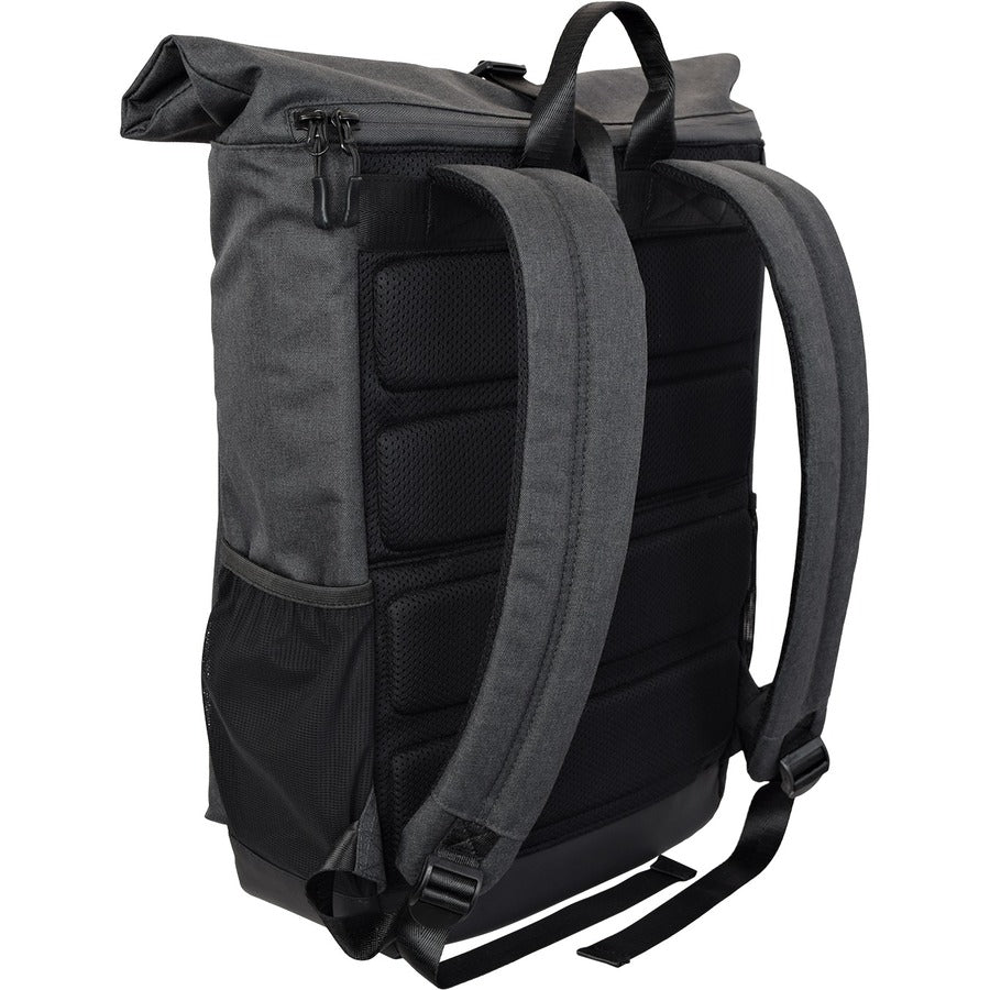 16In Gray Elite Rolltop,Backpack 2 Main Compts