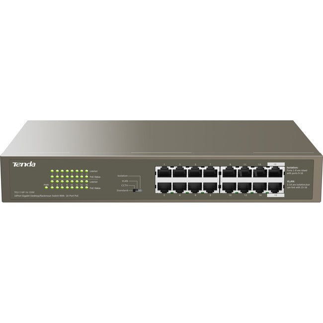 16Port Gigabit Switch With,16Port Poe 16Port Gigabit Switch