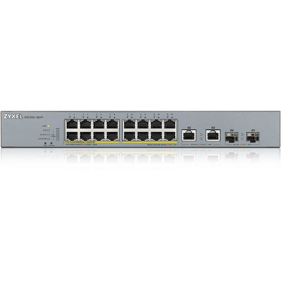 16Port Web Mngd Sw Gigabit Poe+,L2 250W W/2 Sfp Uplink