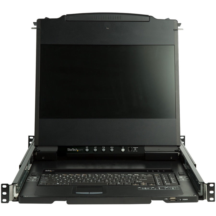 17In Hd Rackmount Kvm Console,Dual Rail 1080P Kvm Dvi & Vga