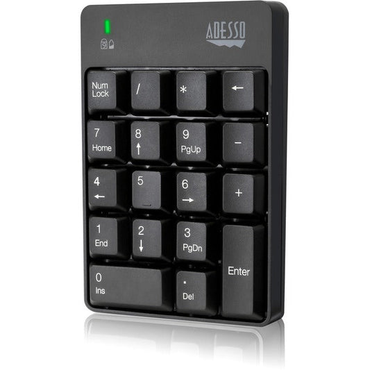 18Key Wrls Numeric Keypad,Spill Resistant Num Lock Led