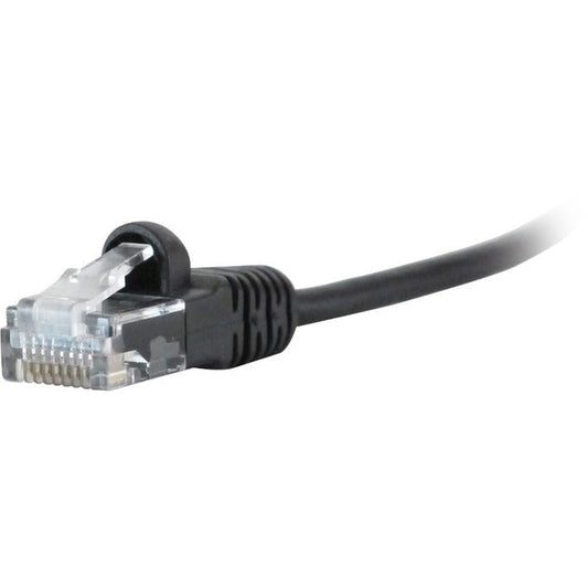 1Ft Cat6 Black Snagless,Microflex Patch Cabl