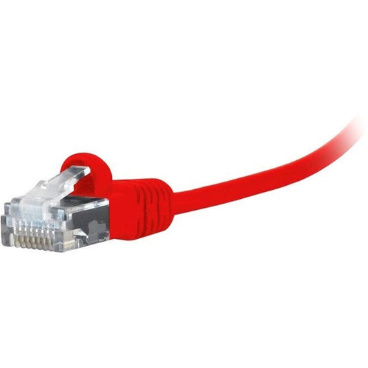 1Ft Microflex Cat6 Red Snagless,Patch Lifetime Warranty