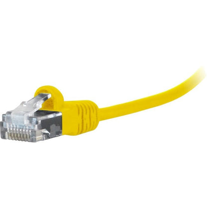 1Ft Microflex Cat6 Yellow,Snagless Patch Lifetime Warranty